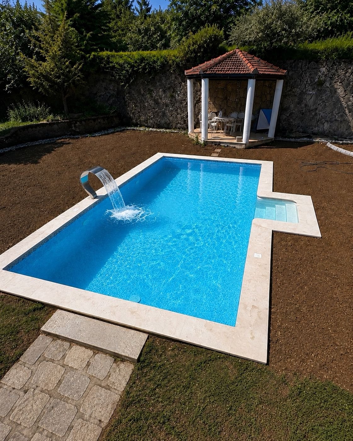 Lapta — 4×8 m Panel liner havuz